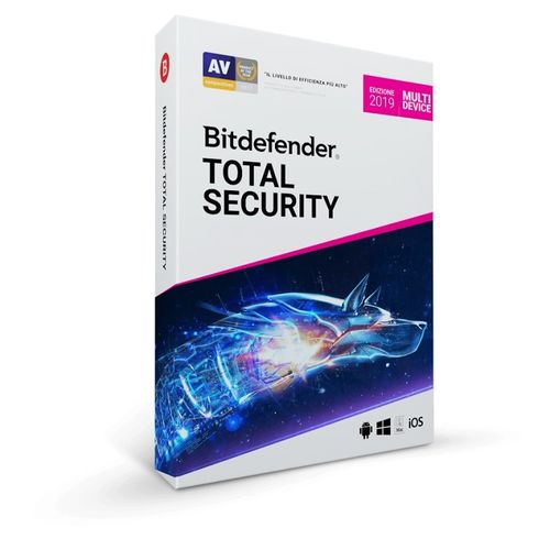 BITDEFENDER TOTAL SECURITY 2019 1 PC LICENZA 1 ANNO